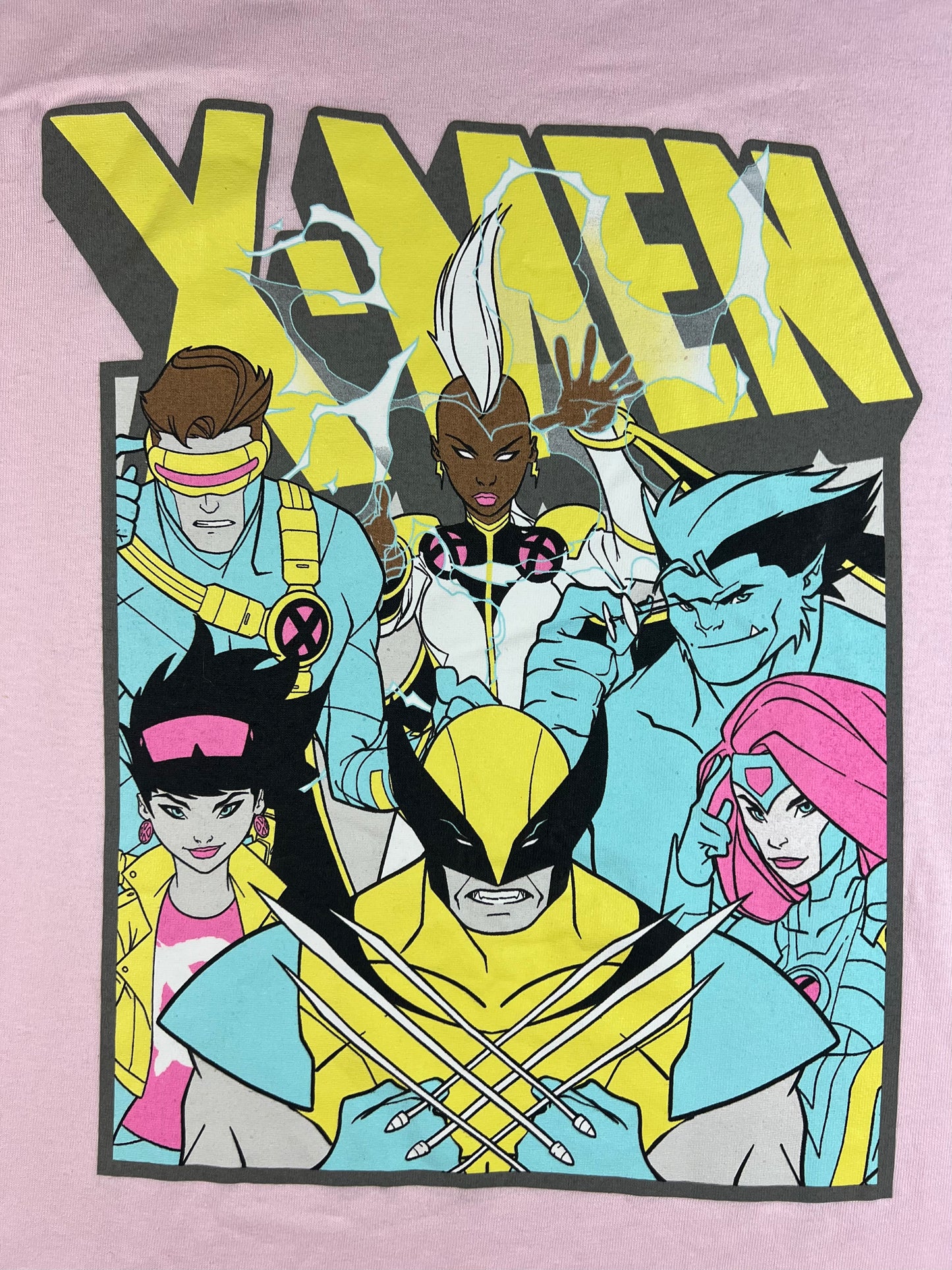 X-men pink tee feat. Wolverine