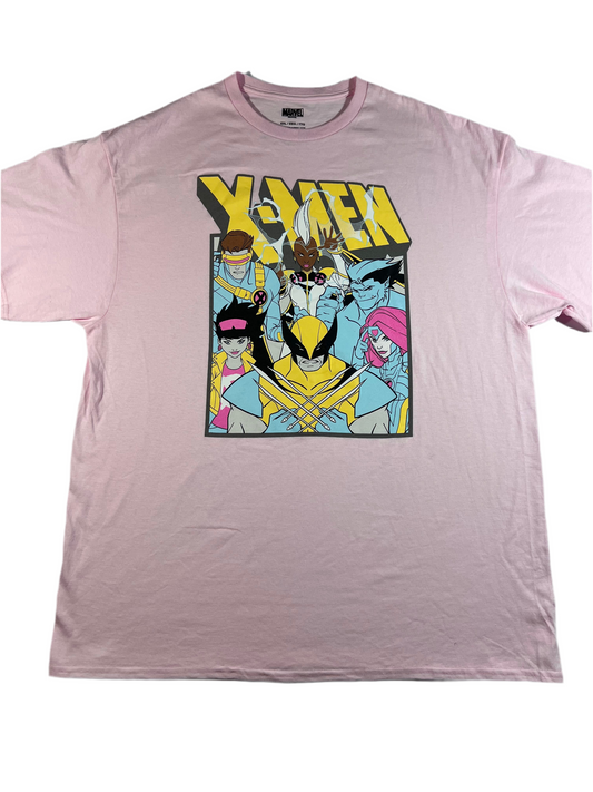 X-men pink tee feat. Wolverine