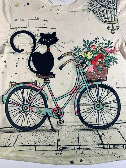 Cat On A Bike