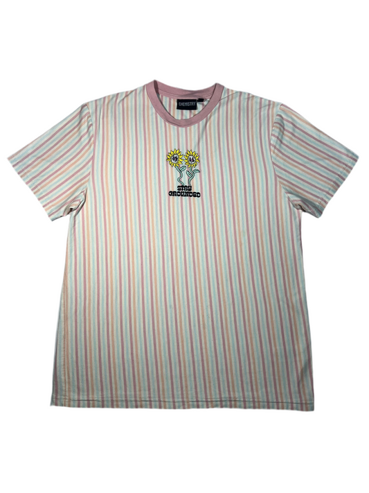 Stay Grounded Stripped Tee